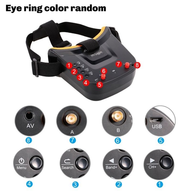 Высококачественные FPV-очки AB – обзор и цена Fpv Drone Goggles