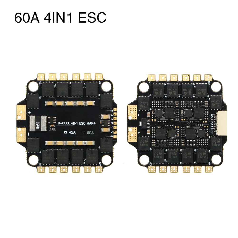 UAngel 4IN1 45A 60A ESC BLHELI – обзор и цена Fpv Drone Esc