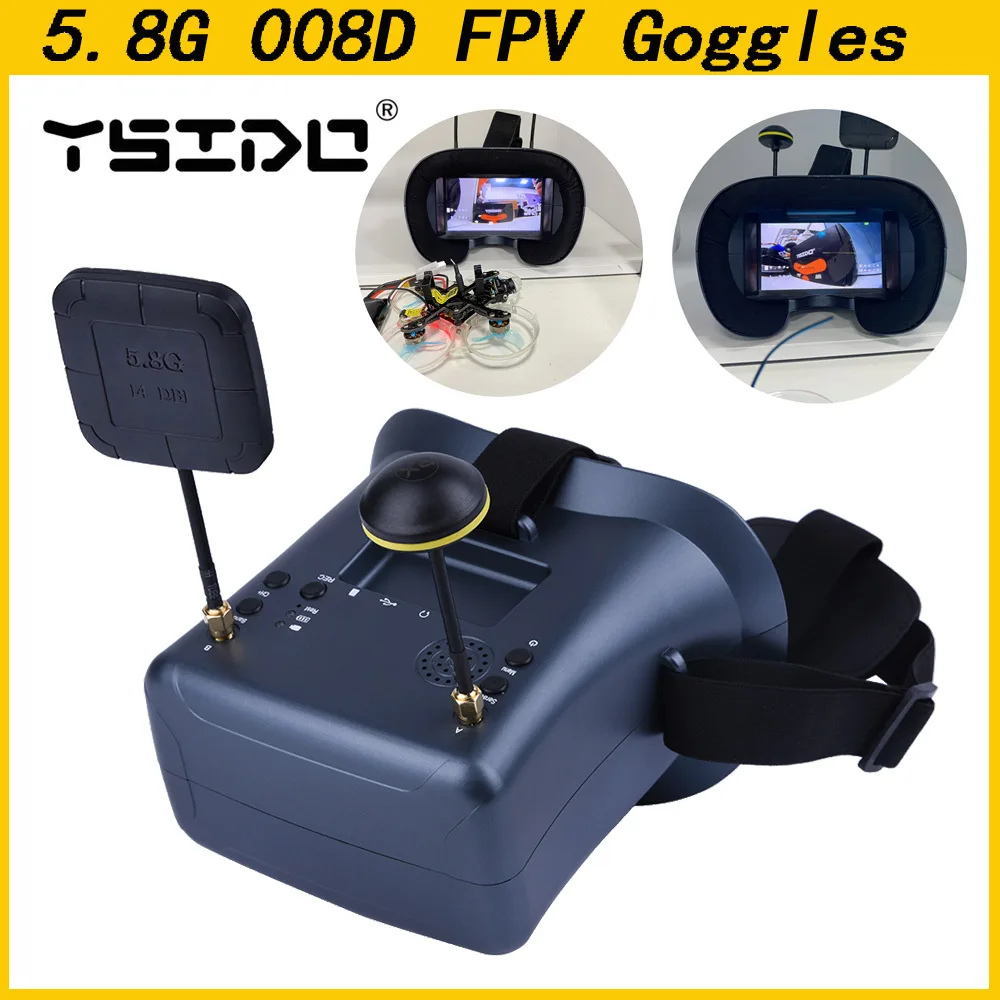5,8G 40CH 4,3-дюймовая видеога – обзор и цена Fpv Drone Goggles